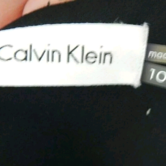 Calvin Klein Keyhole Fit Flare Career Dress - Picture 3 of 4